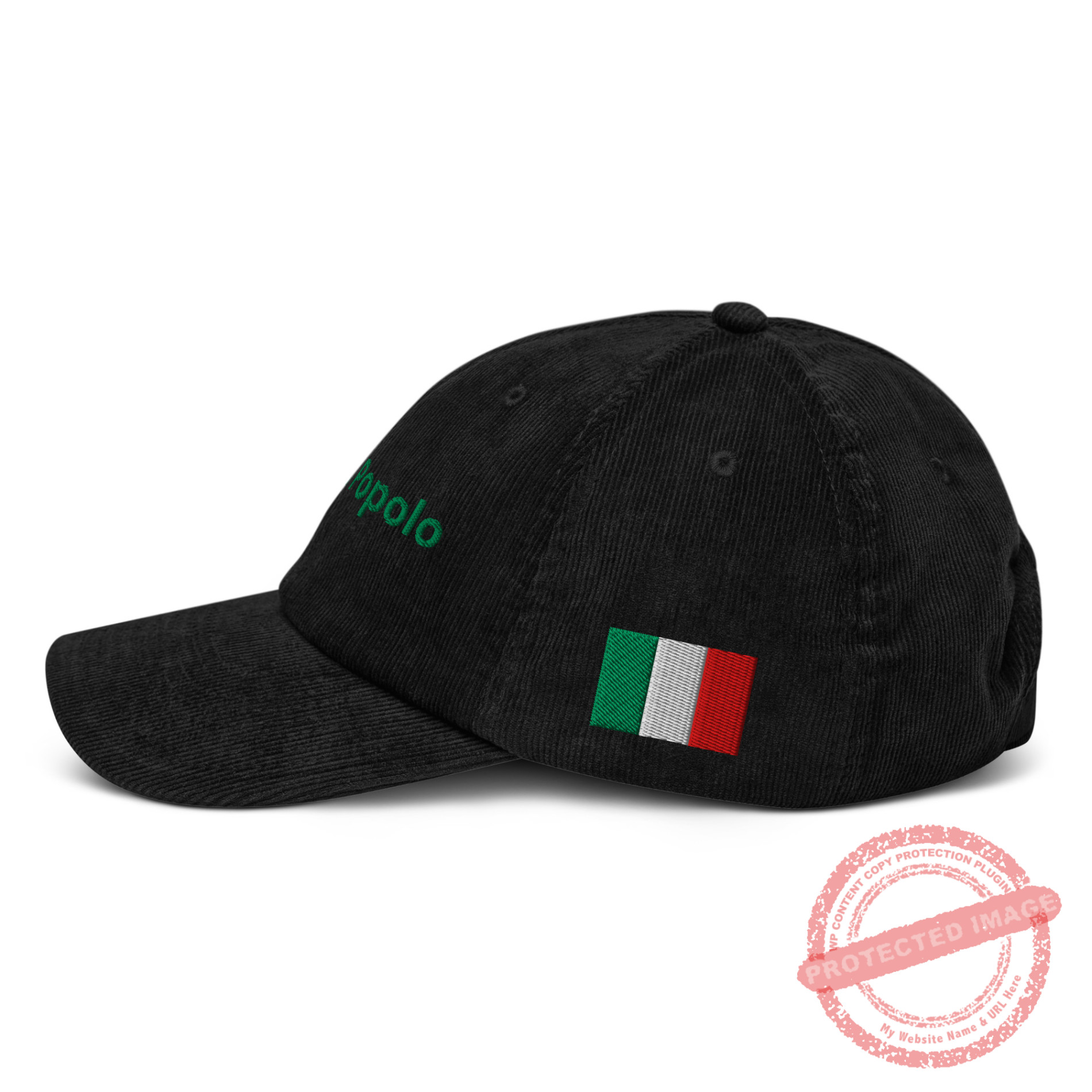 Voce Del Popolo Corduroy Hat - Imagen 4